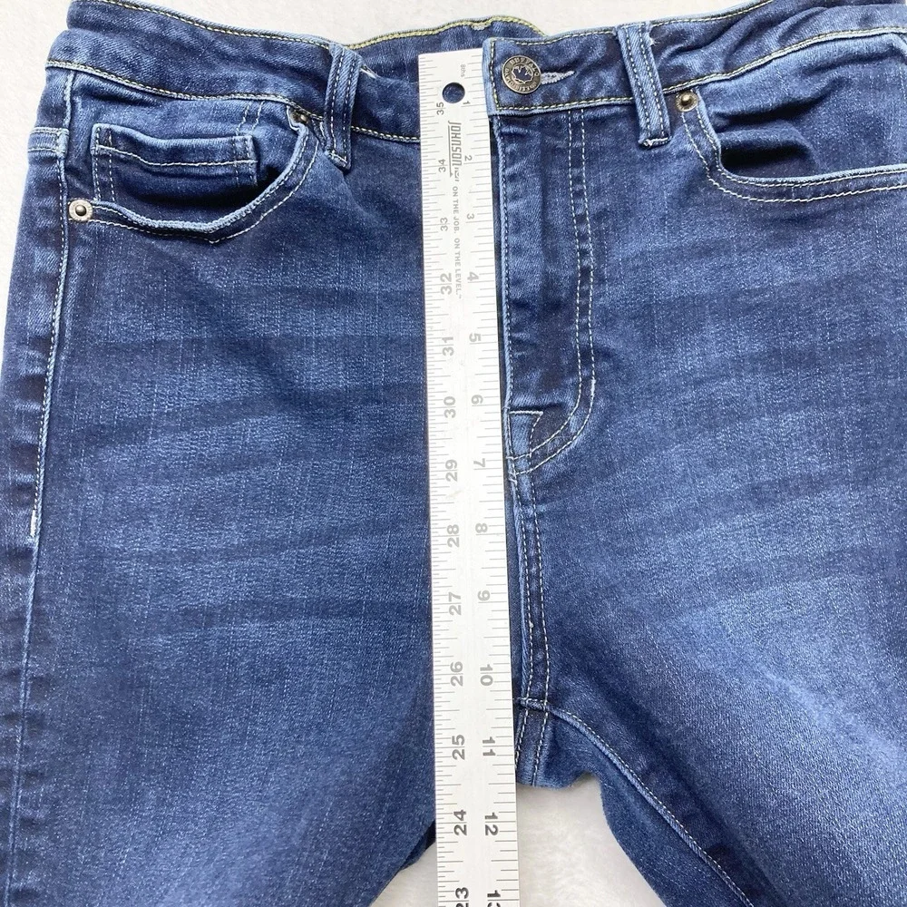 Buffalo Jeans Womens 30 Blue Joplin High Rise Flare Whiskers Retro David‎ Bitton